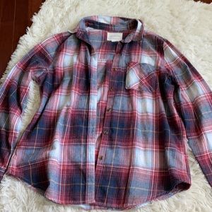 boyfriend fit flannel